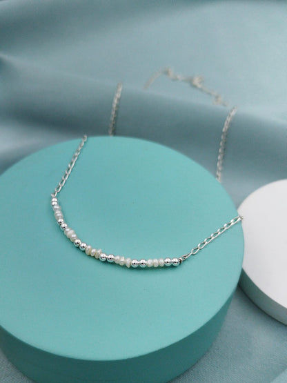 Collar perlas Aqua
