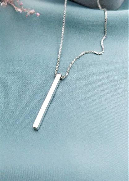 Collar Barrita grabada