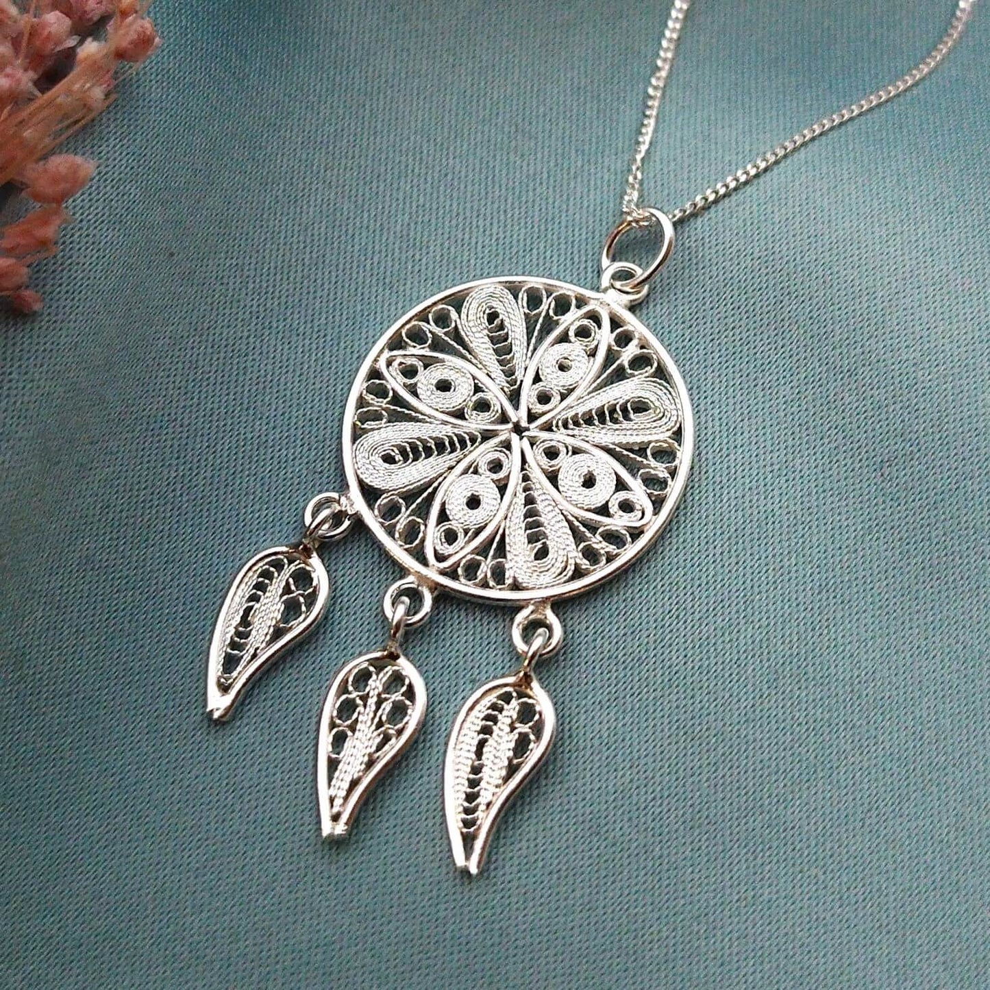 Collar filigrana Atrapa sueños