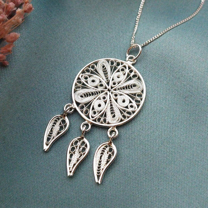Collar filigrana Atrapa sueños