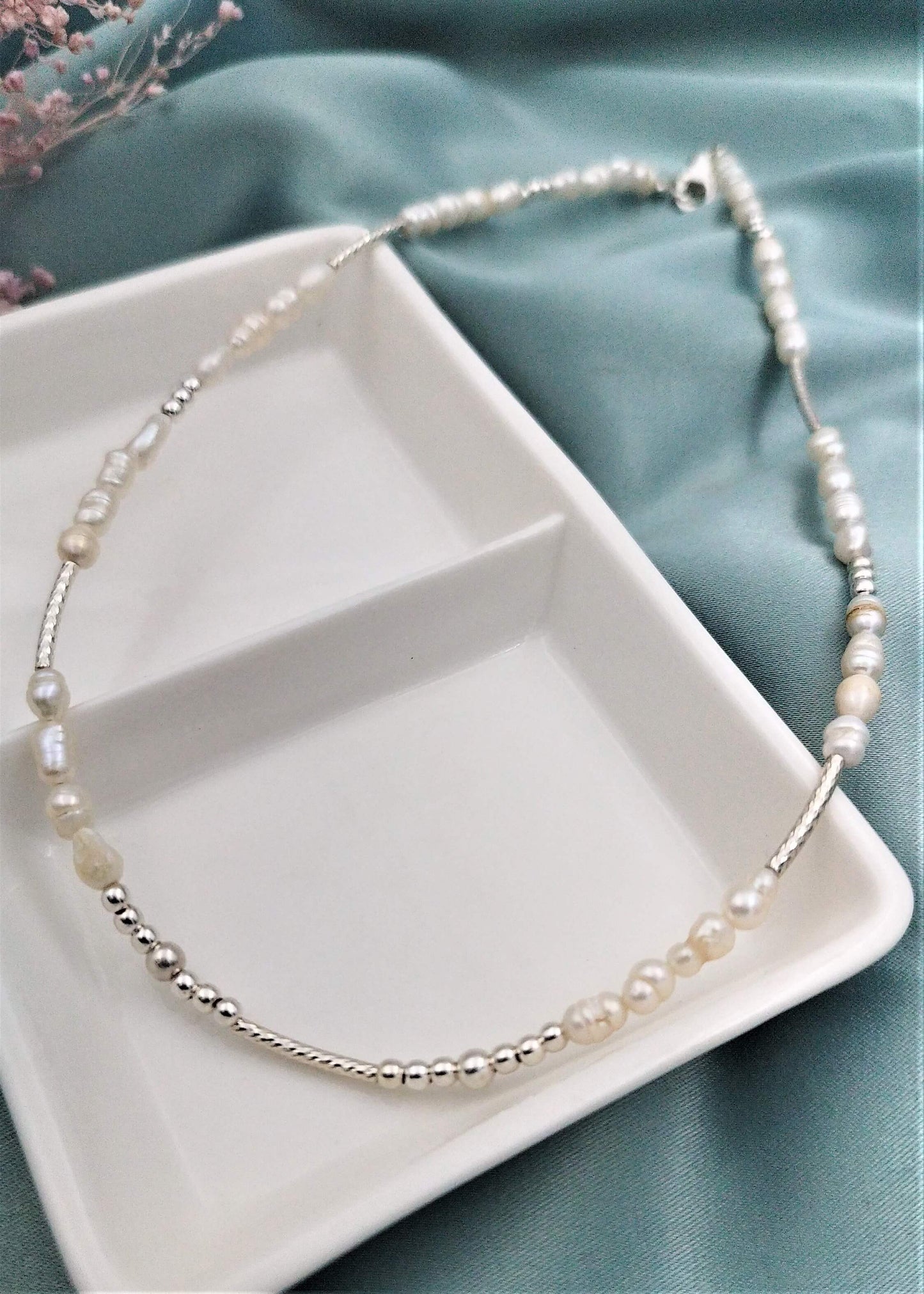 Collar Gargantilla perlas cultivadas