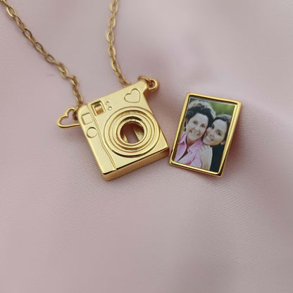 Collar Mini cámara con foto desplegable