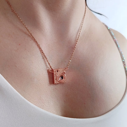 Collar Mini cámara con foto desplegable