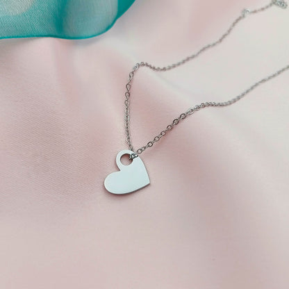 Collar Dijes Corazones (Personalizable)