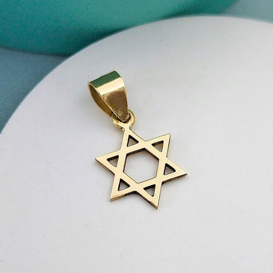 Dije Estrella de David 18k