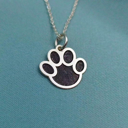 Dije Patita de perro grabada