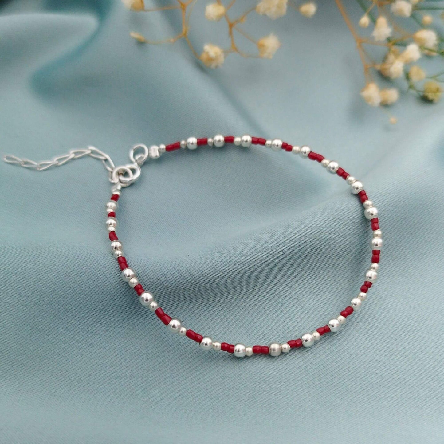 Pulsera Bolas y chaquiras checas