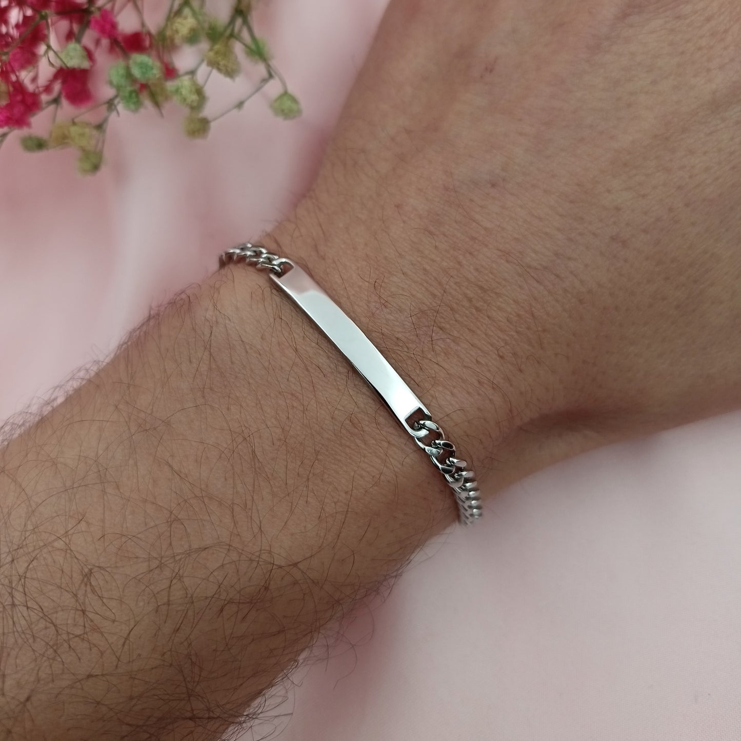 Pulsera Esclava Acero 4mm