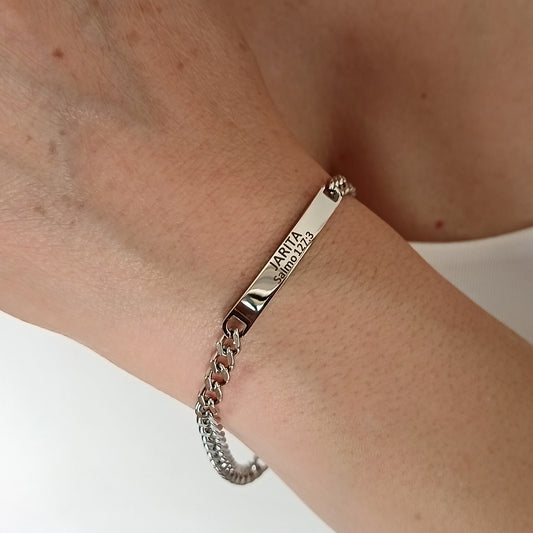 Pulsera Esclava Acero 4mm