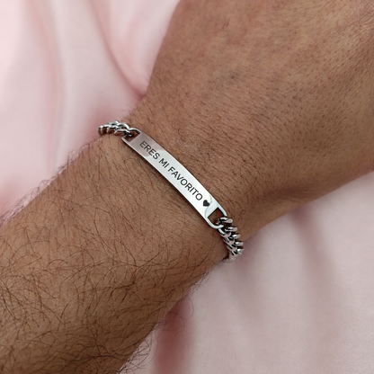 Pulsera Esclava Acero 6mm