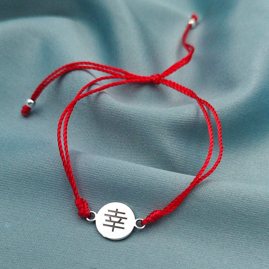 Pulsera macramé ideograma chino