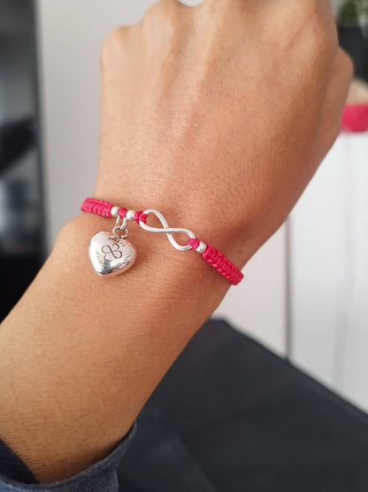 Pulsera macramé Amigas por siempre