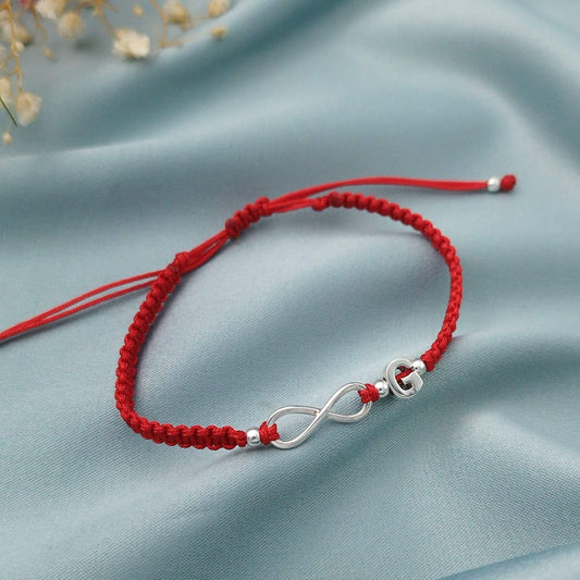 Pulsera de Inicial Infinito Macramé