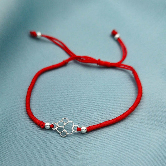 Pulsera macramé Patita de Perro