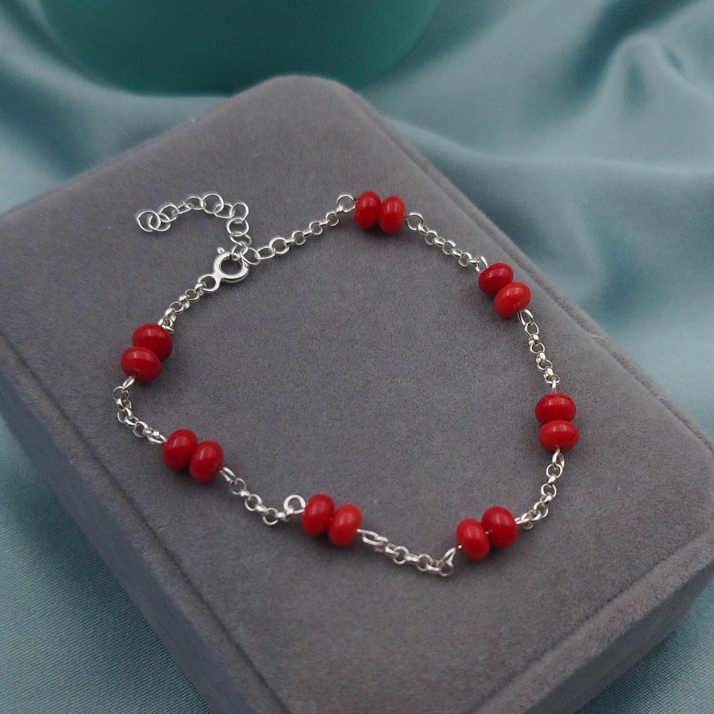 Pulsera  Donas Coral