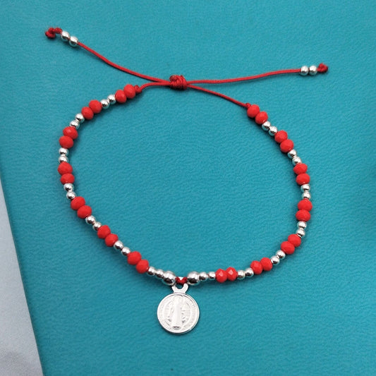 Pulsera San Benito con chaquiras