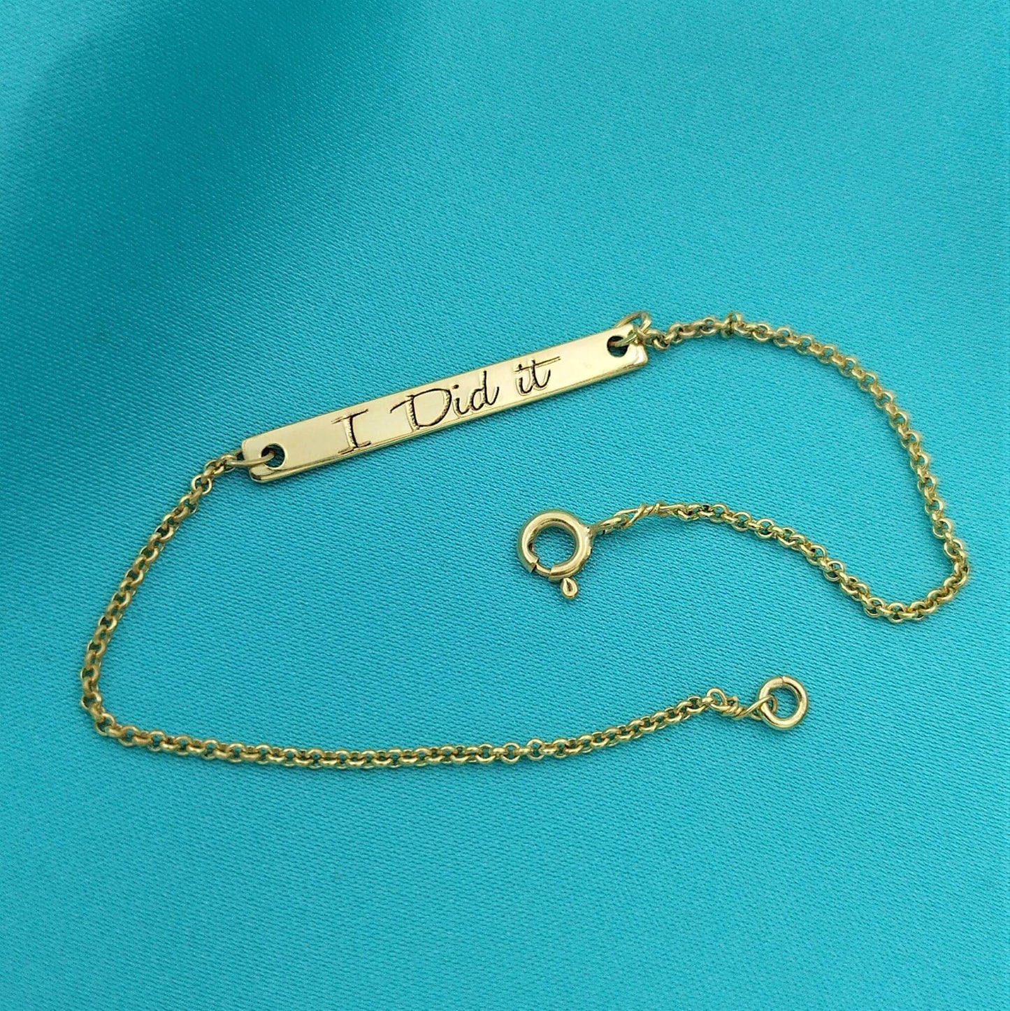 Pulsera Esclava delgada dorada