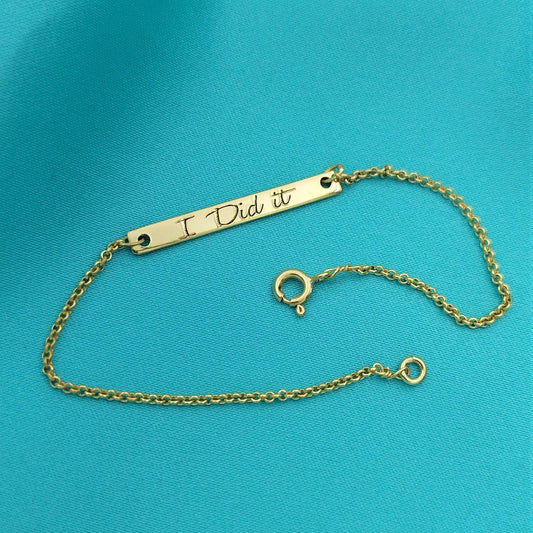 Pulsera Esclava delgada dorada