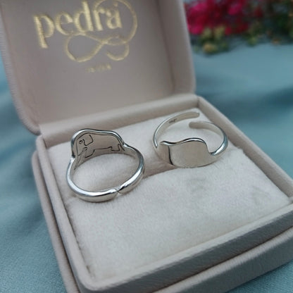 Anillo Boa Abierta y Cerrada El Principito
