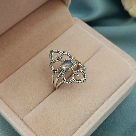 Anillo Boho Labradorita