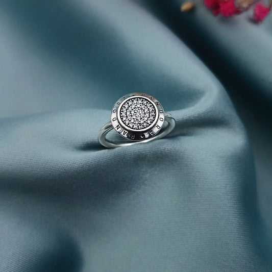 Anillo Plata Círculo Circones