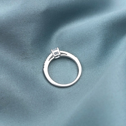 Anillo de Compromiso Canal Brillante 4