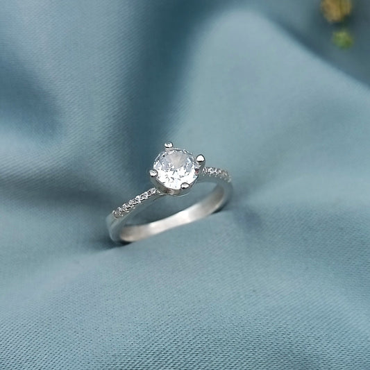 Anillo de Compromiso Brillante 4, 6mm