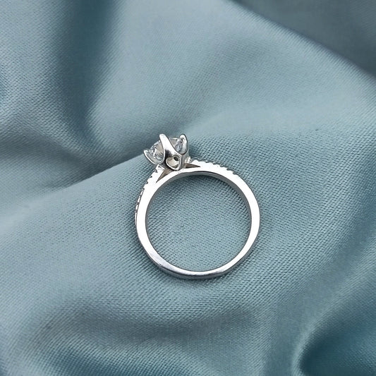 Anillo de Compromiso Brillante 4, 6mm