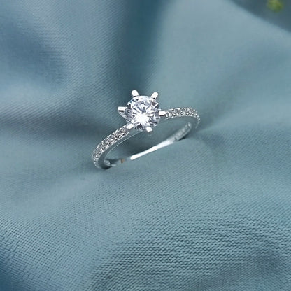 Anillo de Compromiso Brillante 5, 6mm