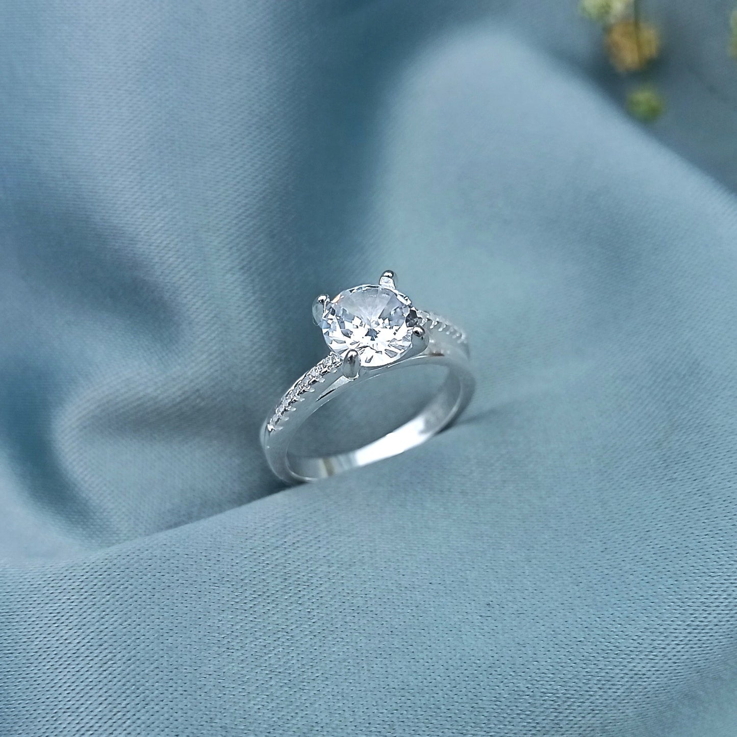 Anillo de Compromiso Canal Lateral Doble, 6mm