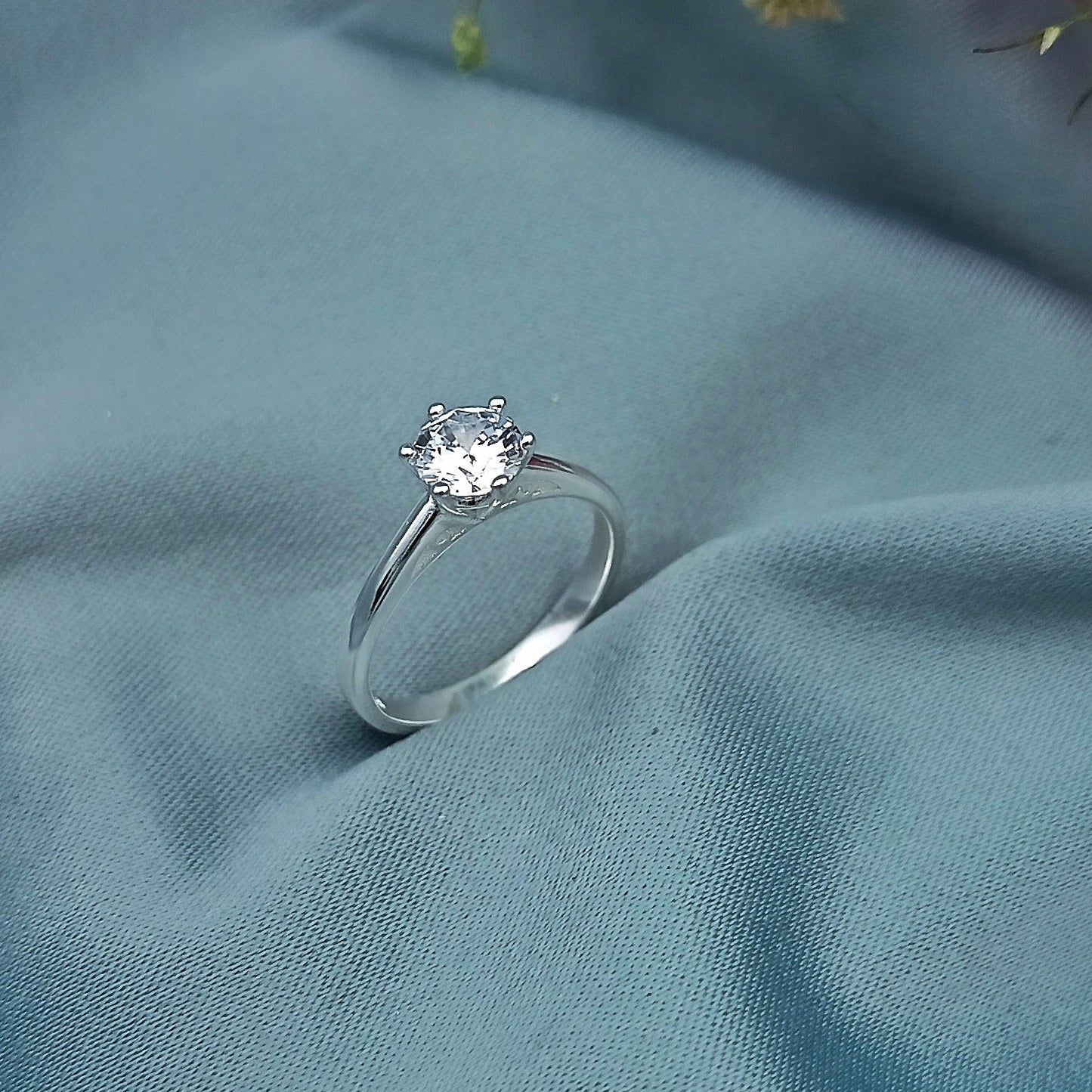 Anillo Solitario Diamante 6