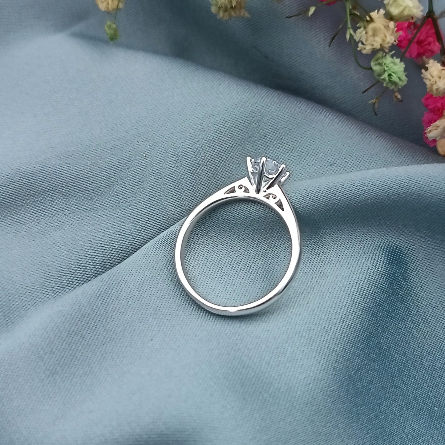 Anillo Solitario Diamante 6