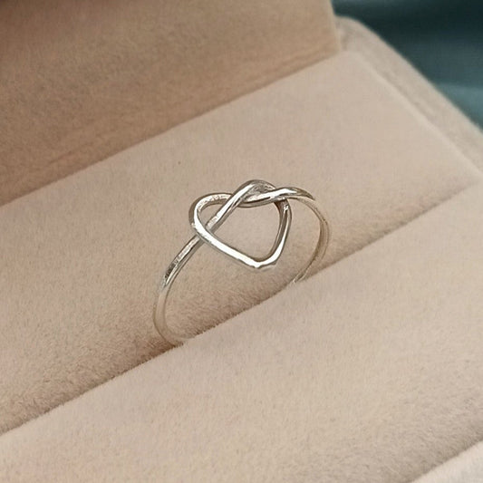 Anillo Corazón entrelazado