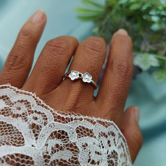 Anillo Flores regulable