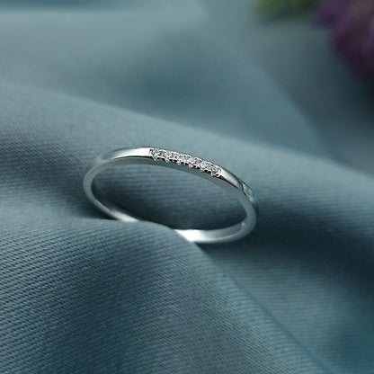 Anillo Medio Cintillo Slim