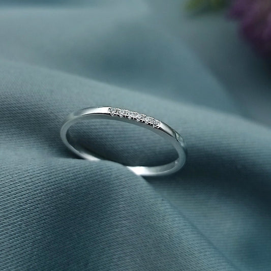 Anillo Medio Cintillo Slim