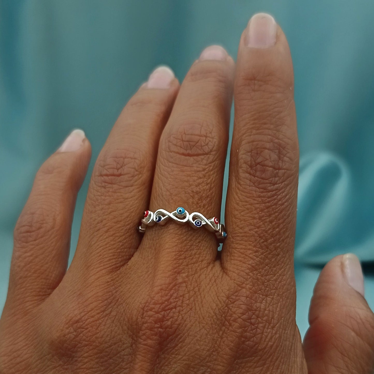 Anillo Infinito Ojo Turco