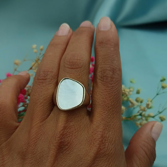 Anillo Liso Nacar