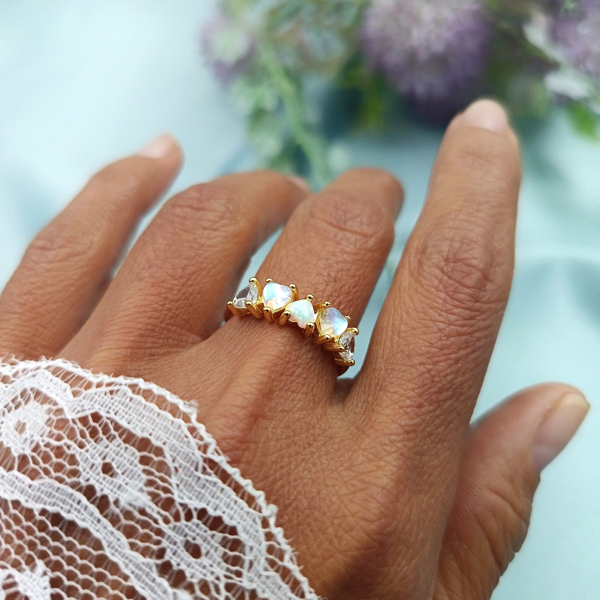 Anillo Camino Corazones