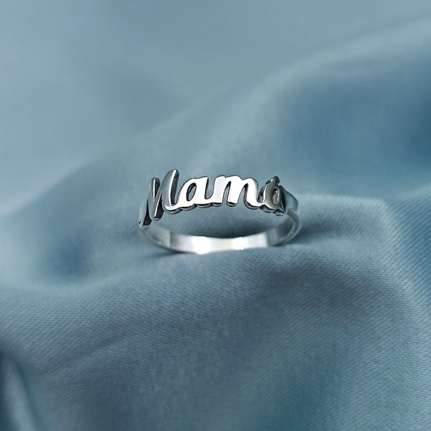 Anillo de Plata con Texto Personalizado