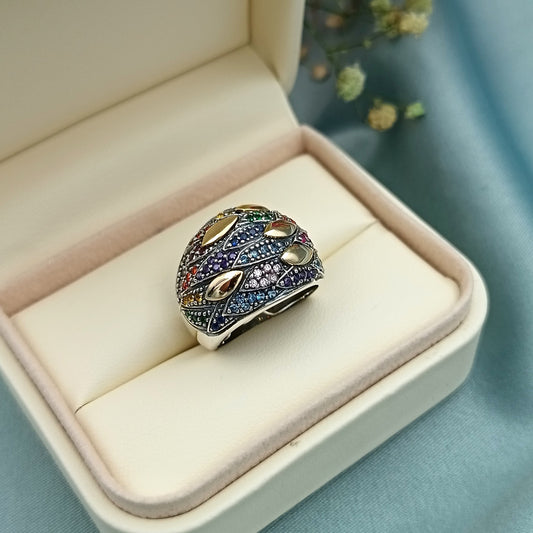 Anillo Capullo Multicolor