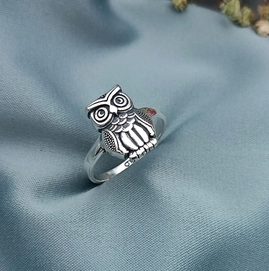 Anillo Búho Quemado
