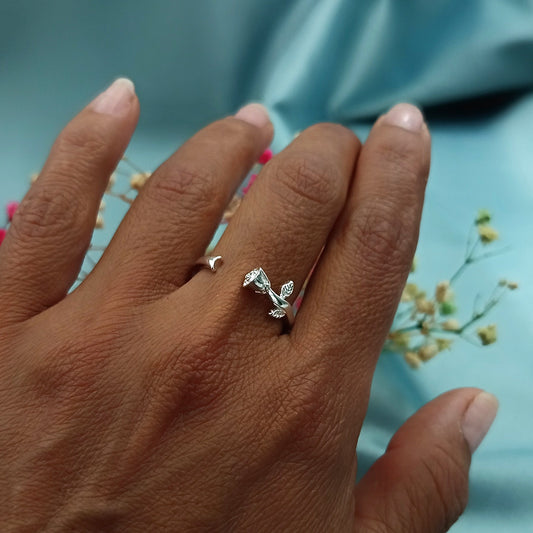 Anillo Abierto Rosa