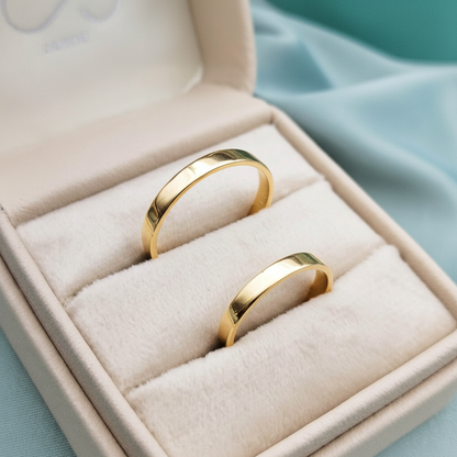 Anillos de matrimonio Classic 3mm oro amarillo 18k 