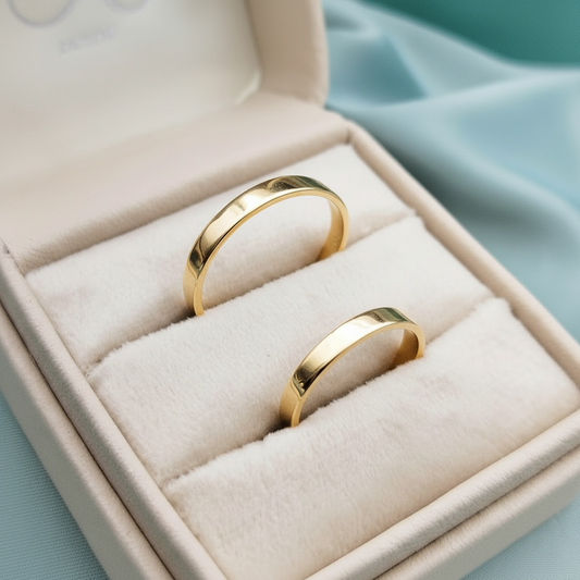 Anillos oro amarillo 4mm