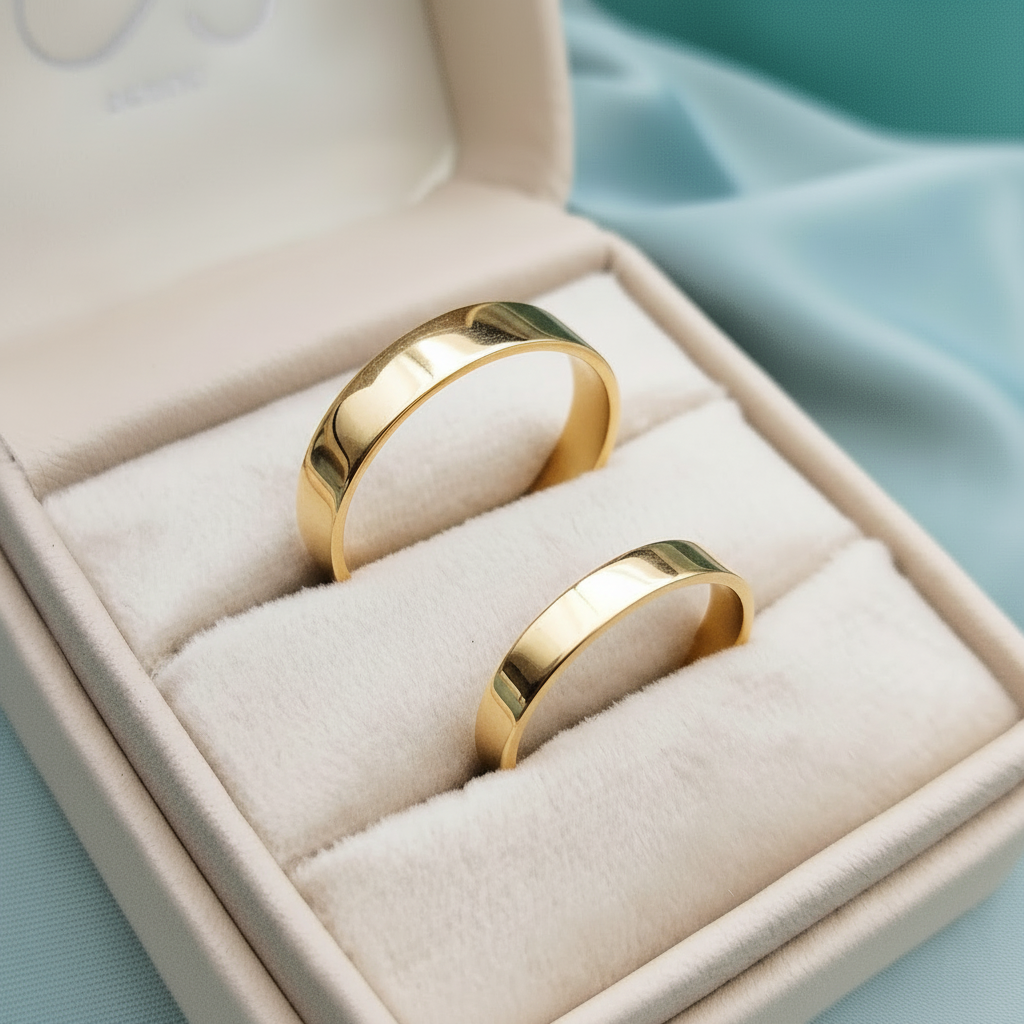 Anillos oro amarillo 5mm