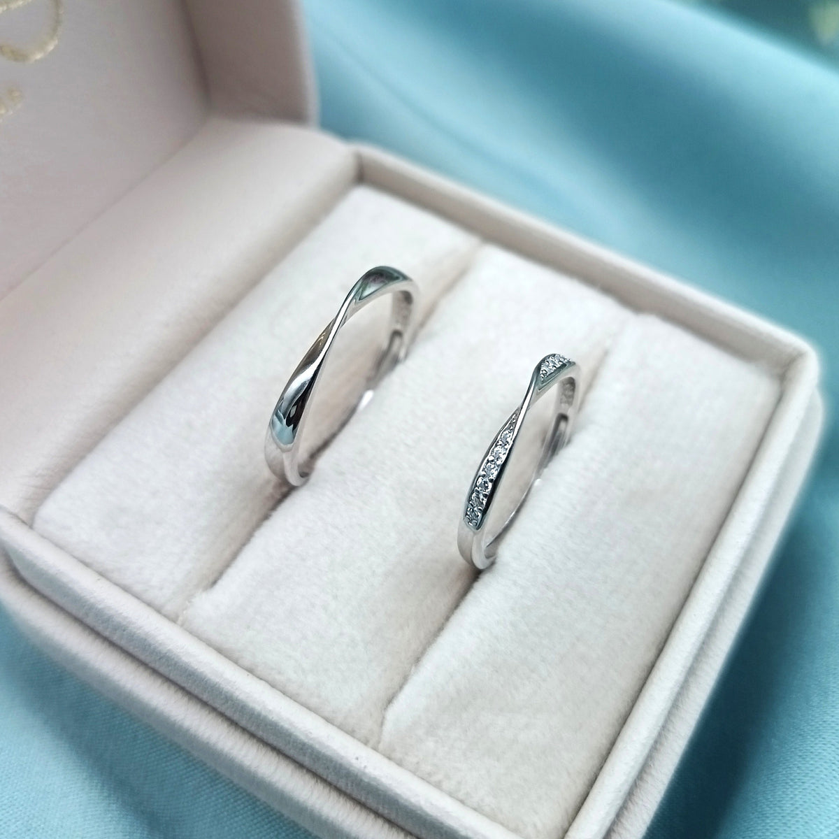 Anillos de matrimonio regulables Moebius Plata 925
