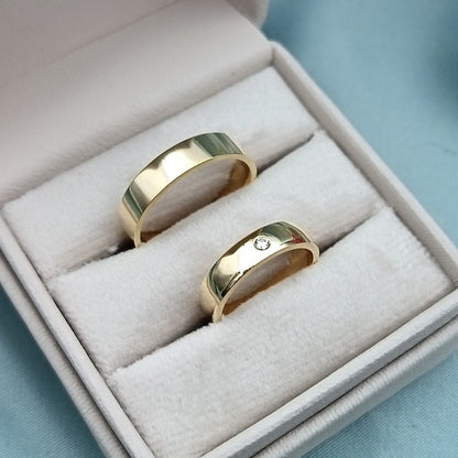 Anillos de matrimonio Spark 4mm Plata 925