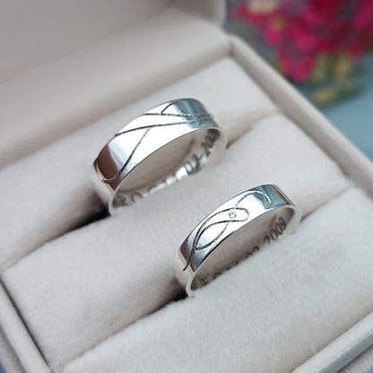 Anillos de Matrimonio Infinite Love Plata 925