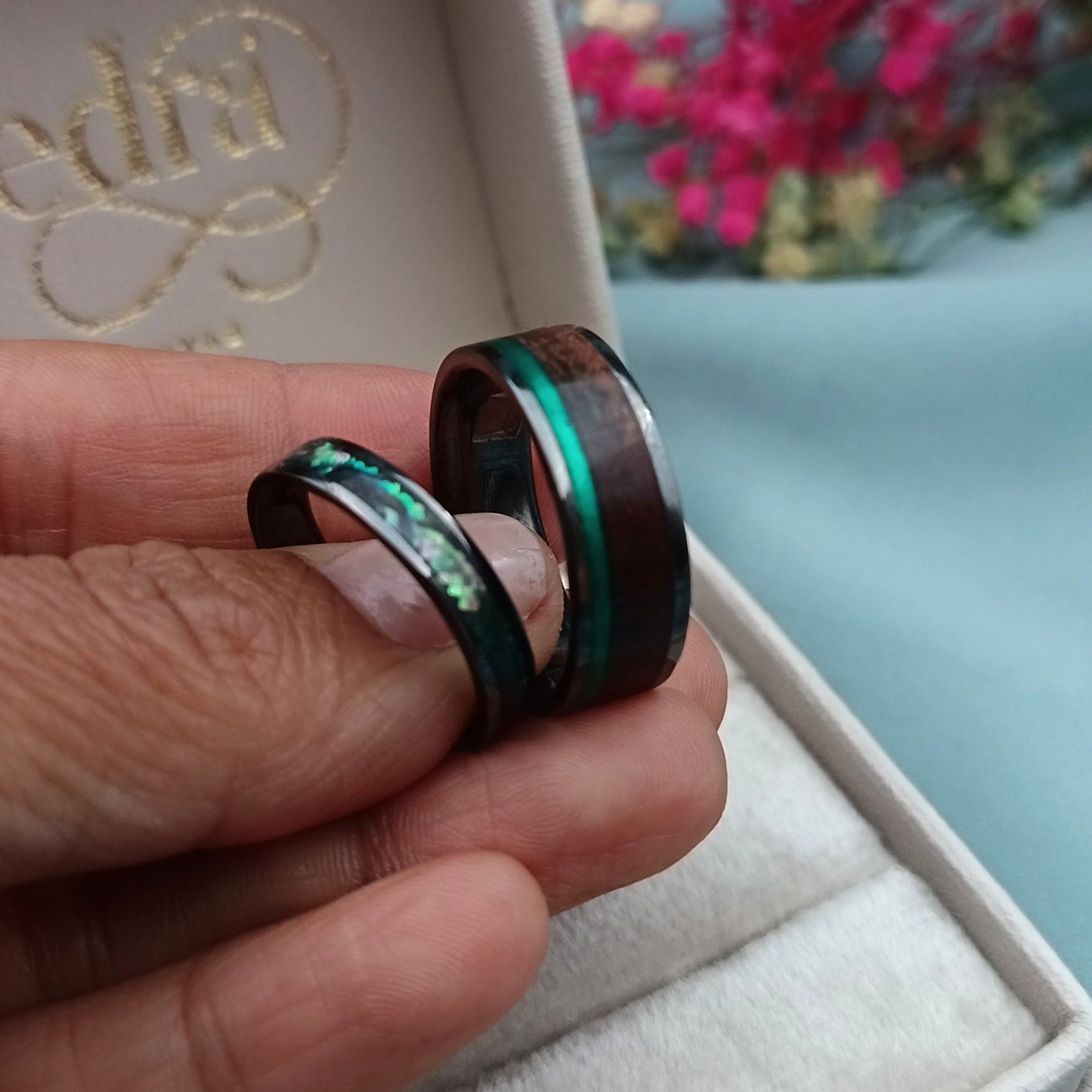 Anillos de Matrimonio Eternity Origen Plata 925 chapado en Rodio
